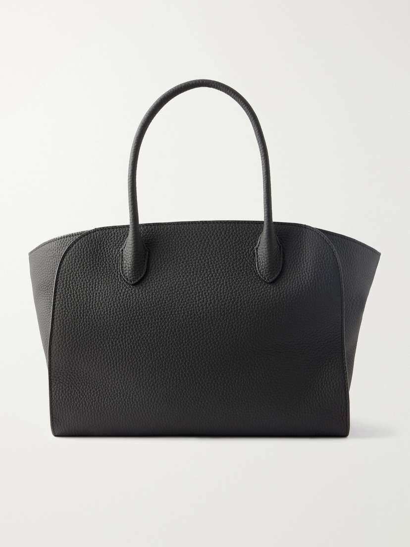 The Row Marlo 12 Textured-leather Tote
