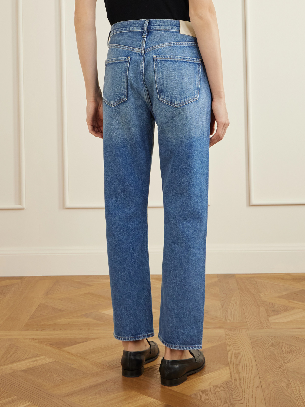 Blaine High-Rise Straight-Leg Jeans