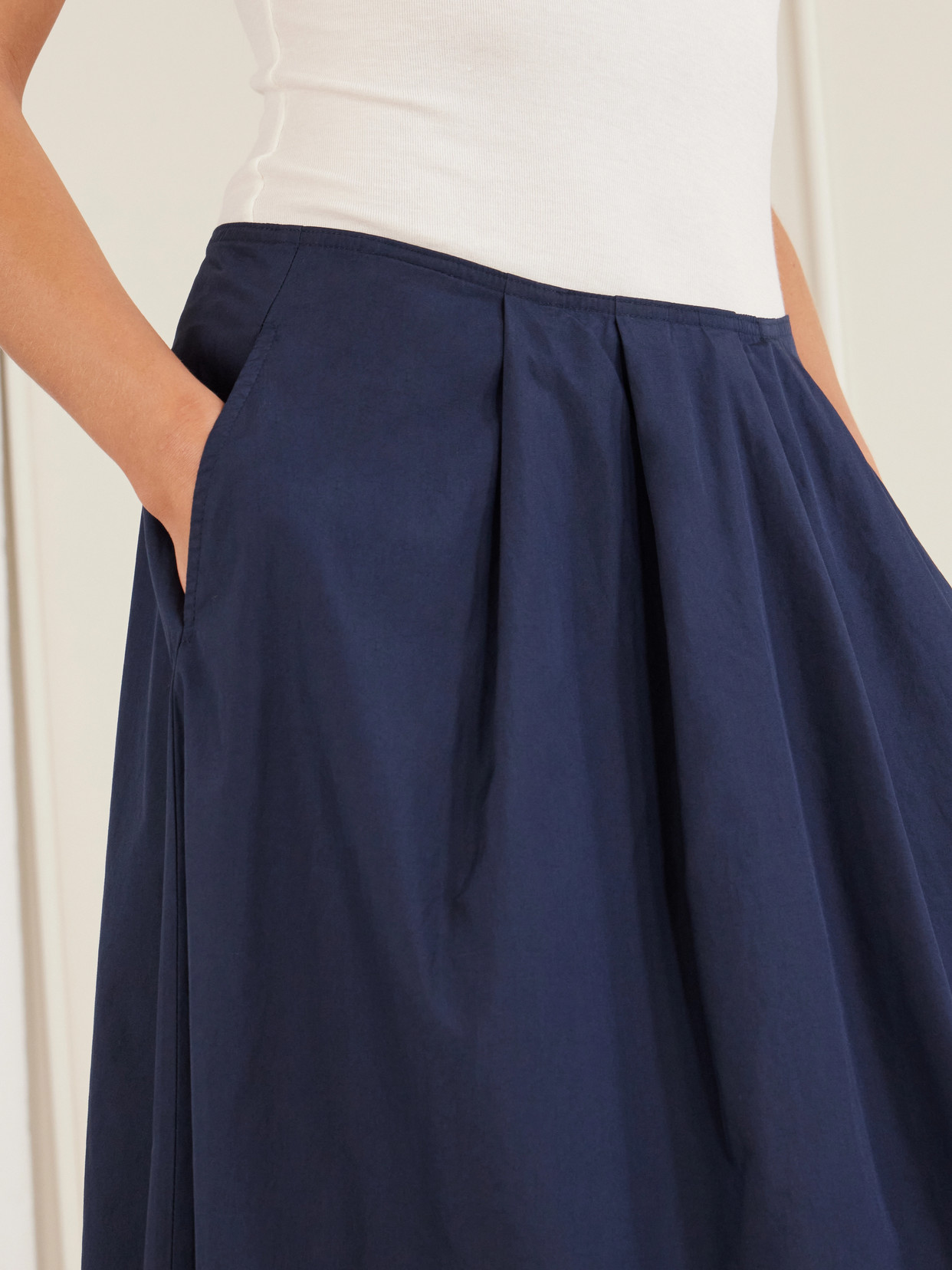 Emi Cotton-Poplin Midi