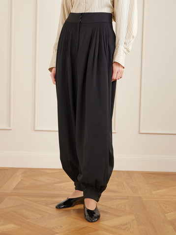 Altuzarra Chapman pleated wool tapered pants
