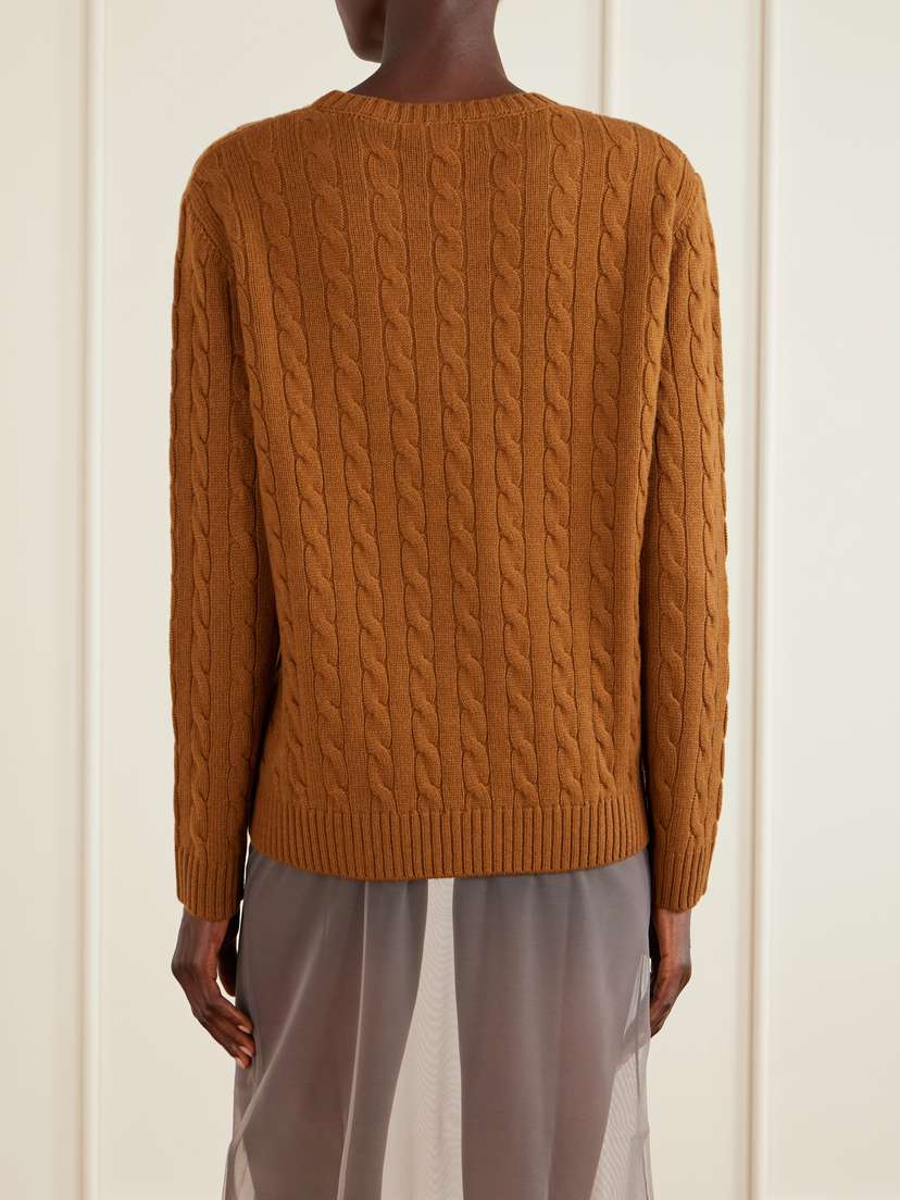 Valentino Garavani Cable-knit Cashmere Sweater | Thumbnail 4 Valentino Garavani Cable-knit Cashmere Sweater | Thumbnail 4