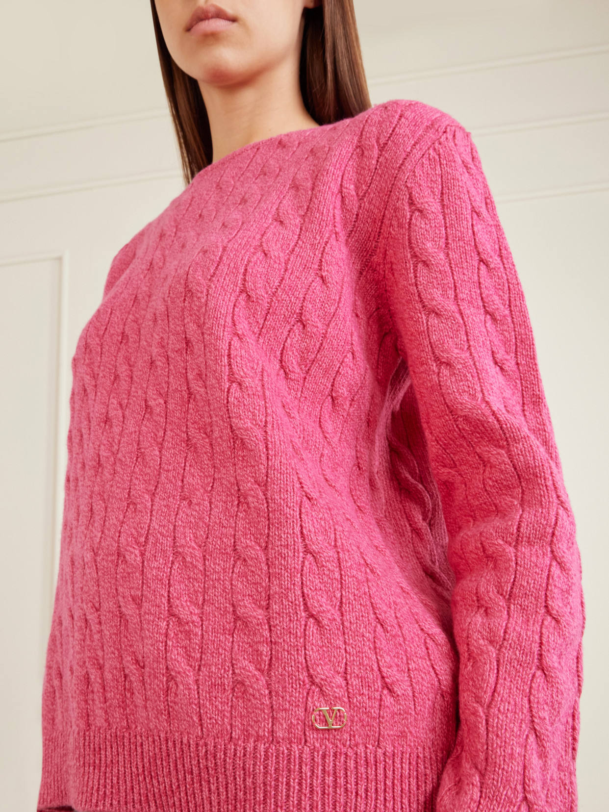 Garavani - Cable-Knit Virgin Sweater