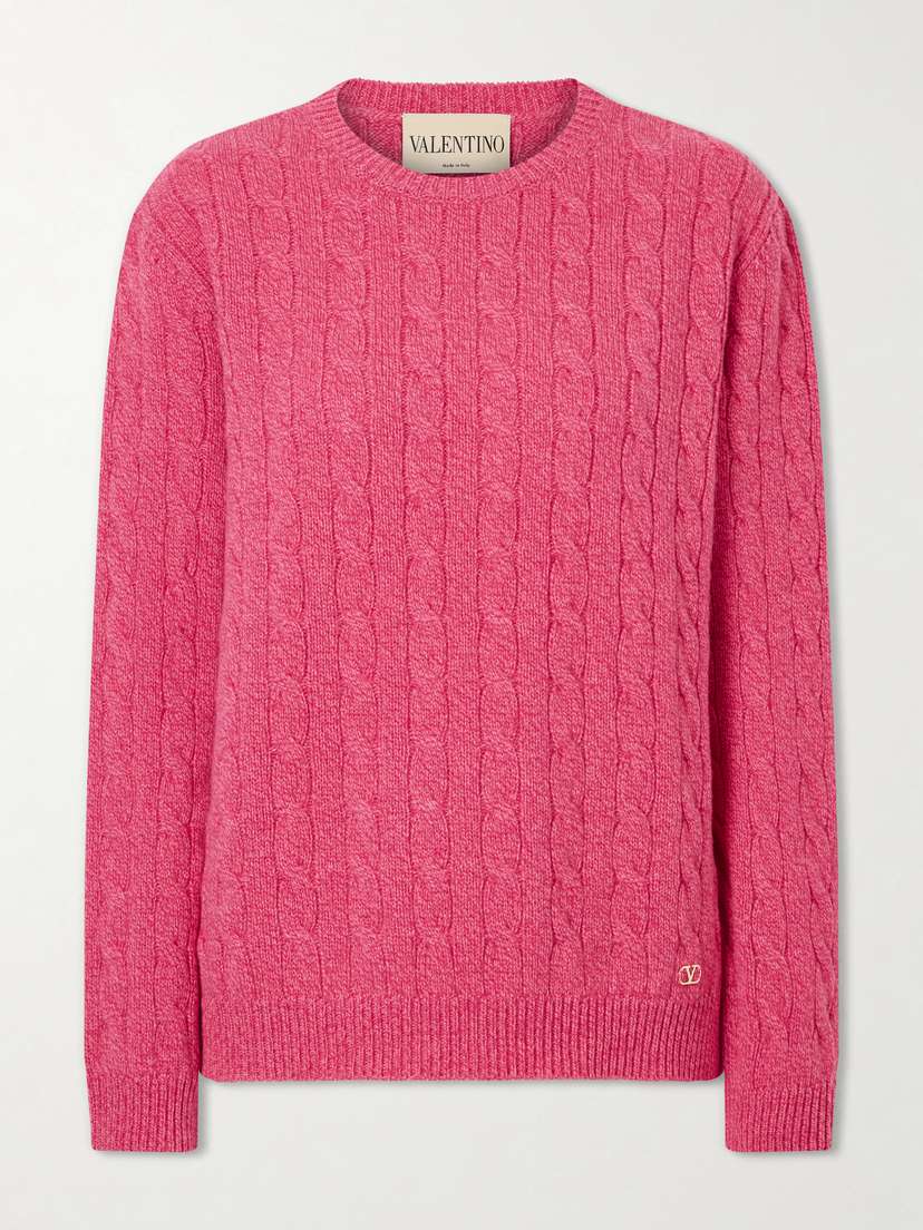 Valentino Garavani Cable-knit Virgin Wool Sweater | Thumbnail 5