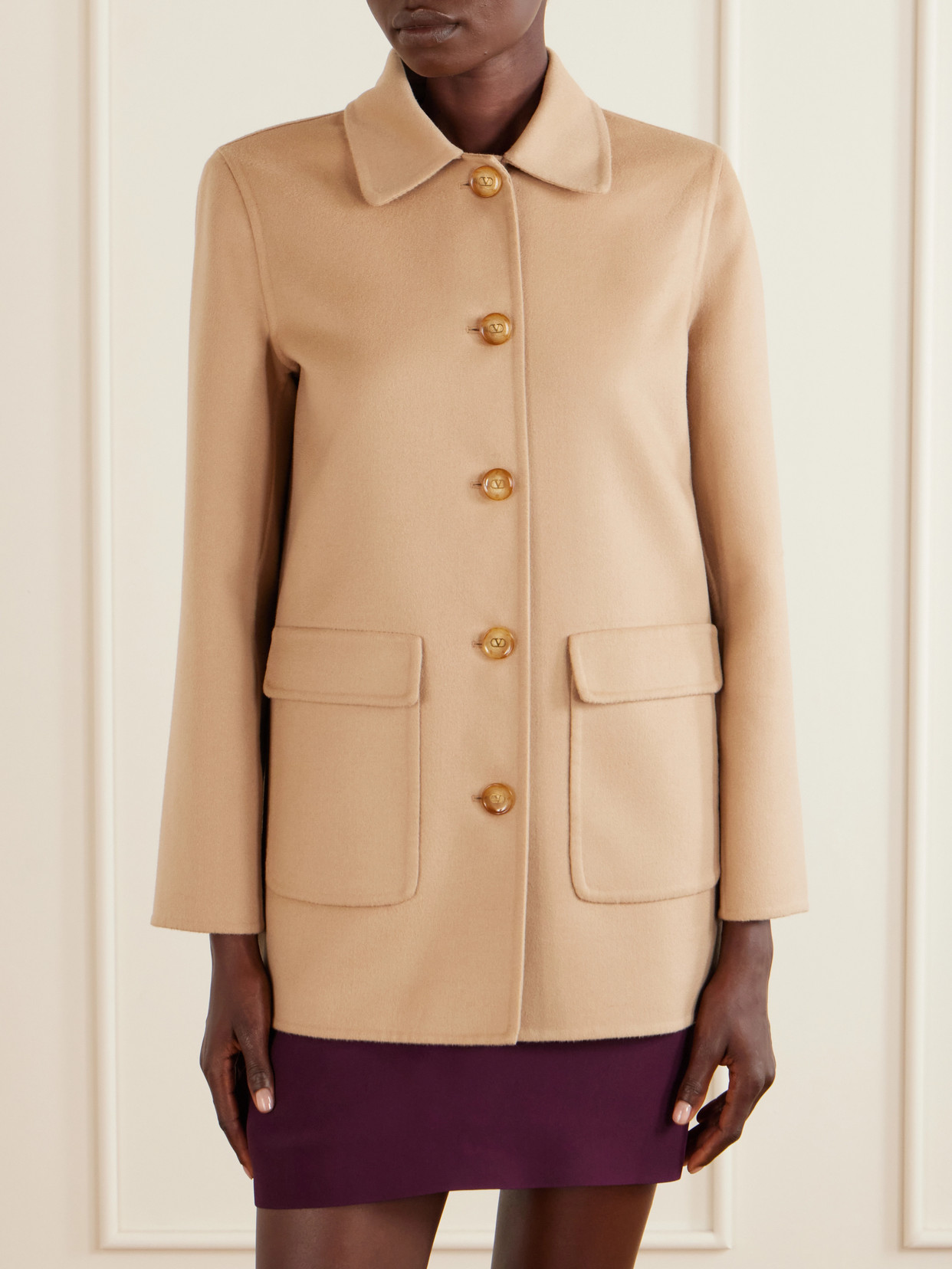 Garavani - Wool And Cashmere-Blend Coat