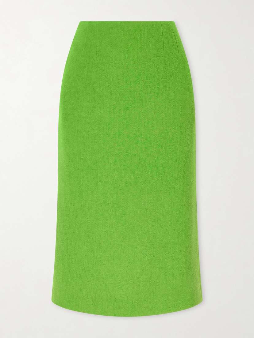 Valentino Garavani Wool-crepe Midi Skirt