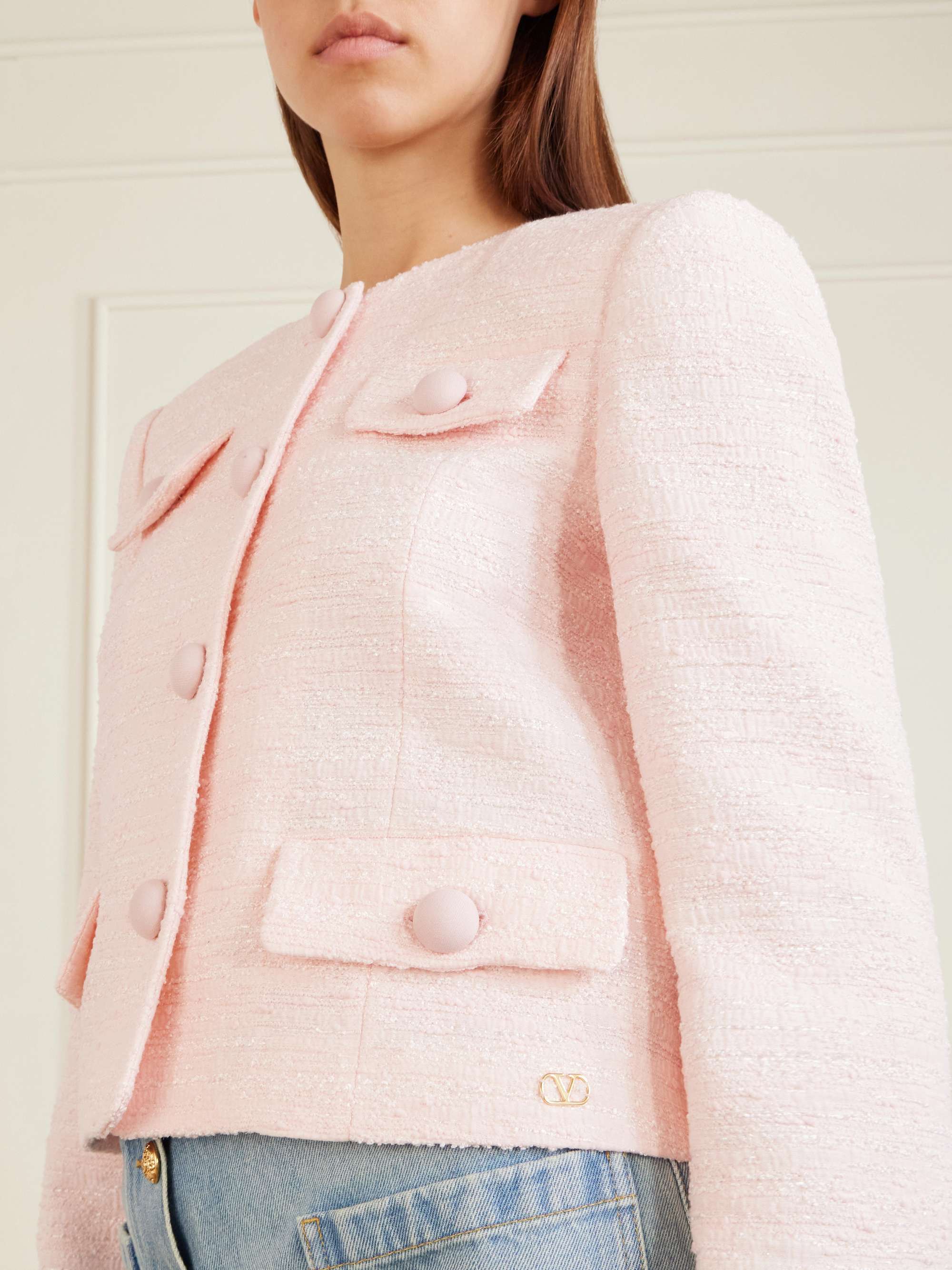 VALENTINO GARAVANI Tweed jacket | NET-A-PORTER