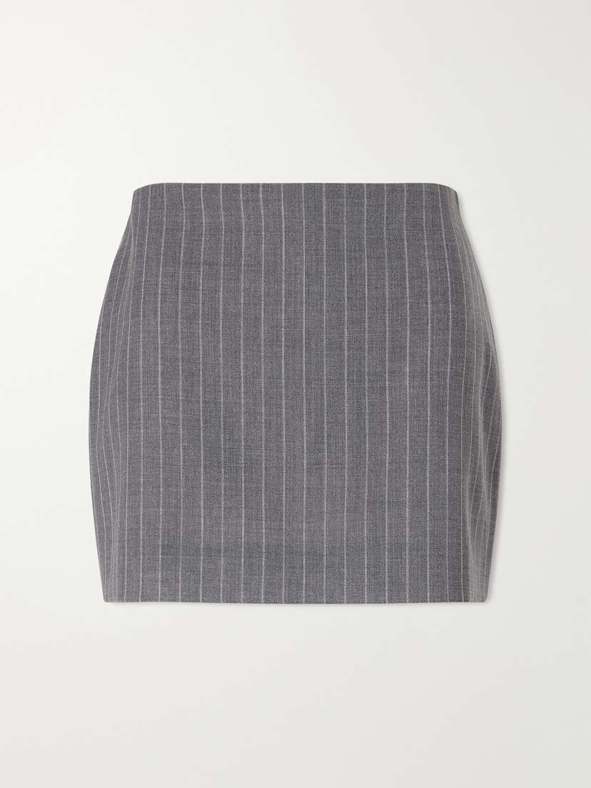 Valentino Garavani Striped Wool Mini Skirt | Thumbnail 6 Valentino Garavani Striped Wool Mini Skirt | Thumbnail 6