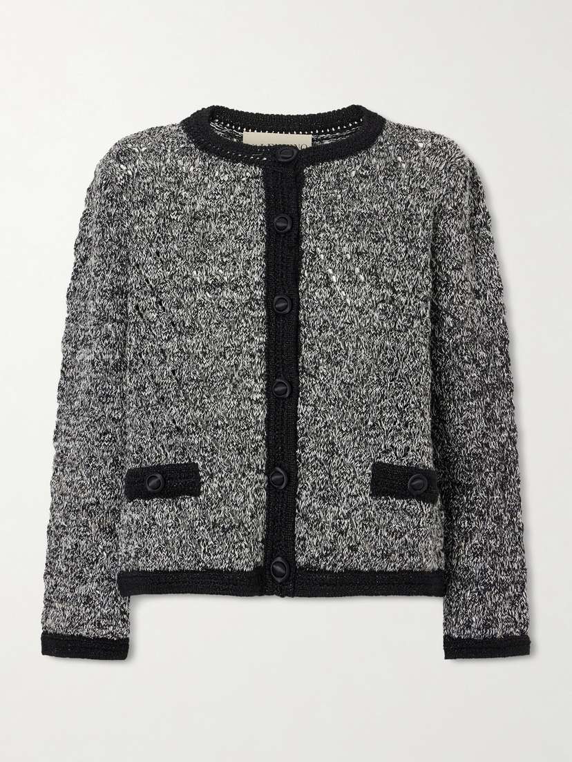 Valentino Garavani Embellished Knitted Linen Cardigan | Thumbnail 5 Valentino Garavani Embellished Knitted Linen Cardigan | Thumbnail 5