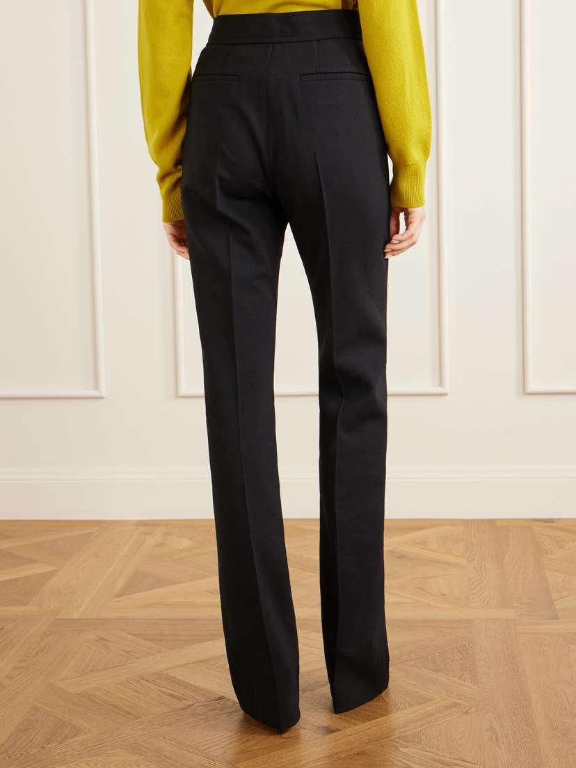 Valentino Garavani Straight-leg Wool Crepe Pants | Thumbnail 4 Valentino Garavani Straight-leg Wool Crepe Pants | Thumbnail 4