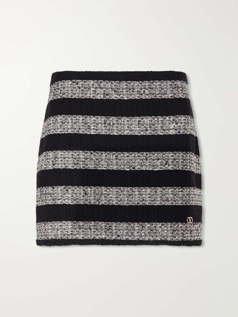 Valentino Garavani Striped Tweed Mini Skirt | Thumbnail 5 Valentino Garavani Striped Tweed Mini Skirt | Thumbnail 5