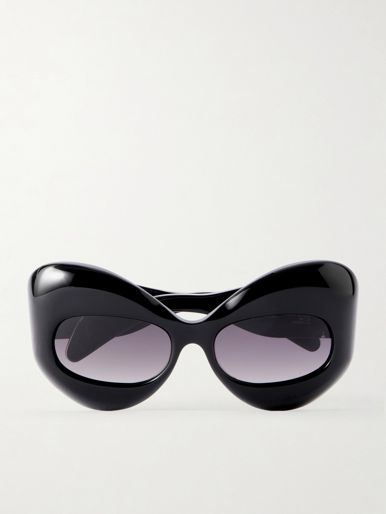 Jacques Marie Mage + The Shining Round-frame Acetate Sunglasses In Black