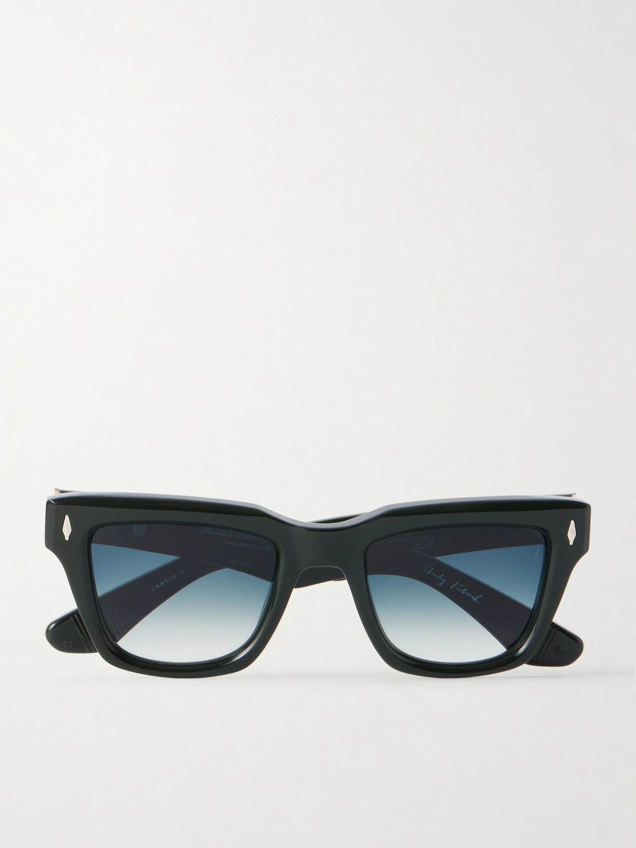 Jacques Marie Mage + The Shining Torrance Square-frame Acetate Sunglasses In Black