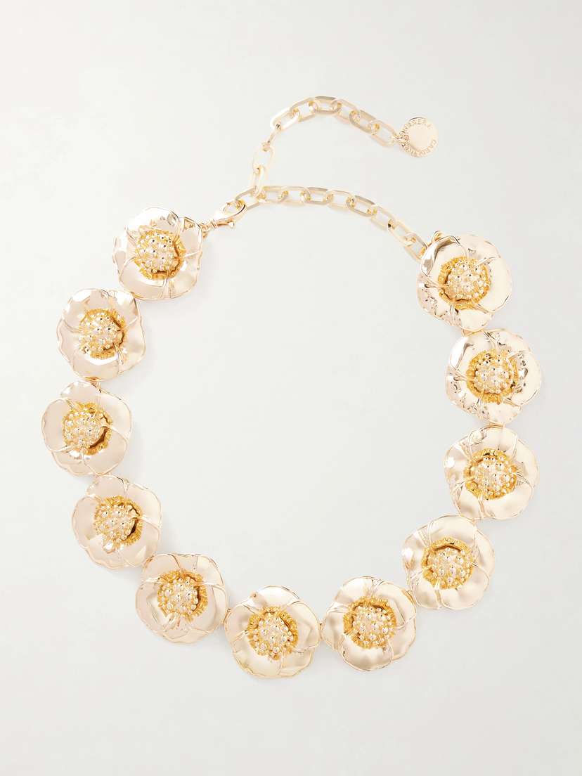 Carolina Herrera tone Flower Necklace | Thumbnail 5 Carolina Herrera tone Flower Necklace | Thumbnail 5