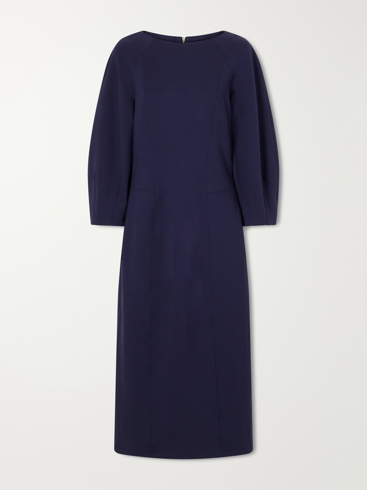 Carolina Herrera Cady Midi Dress In Black
