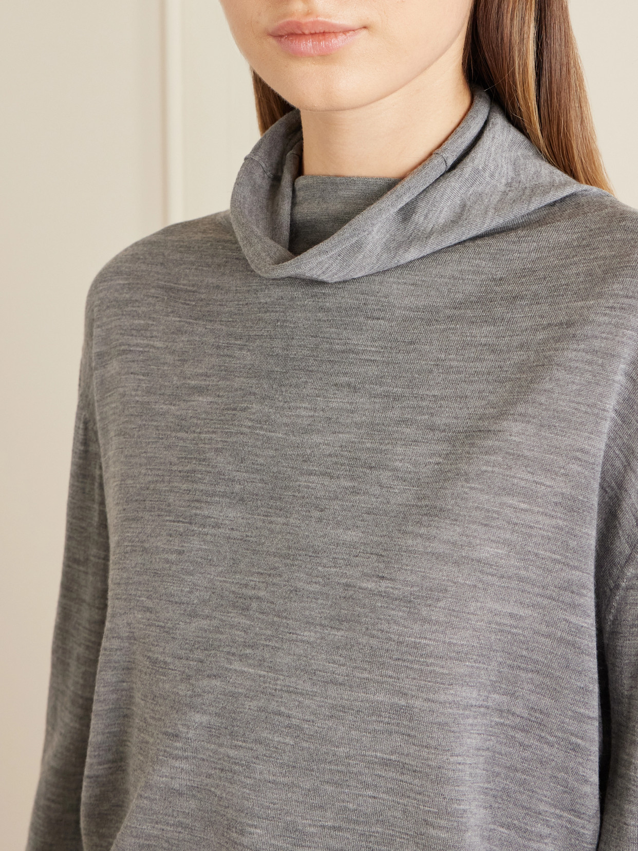 Annette Merino Wool Turtleneck Sweater