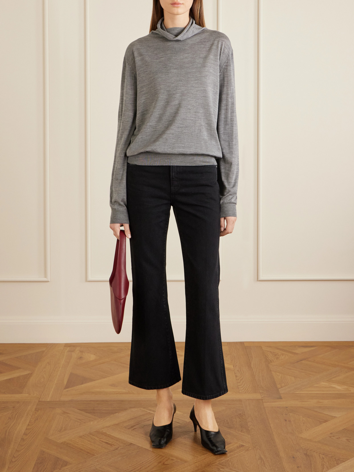 Annette Merino Wool Turtleneck Sweater