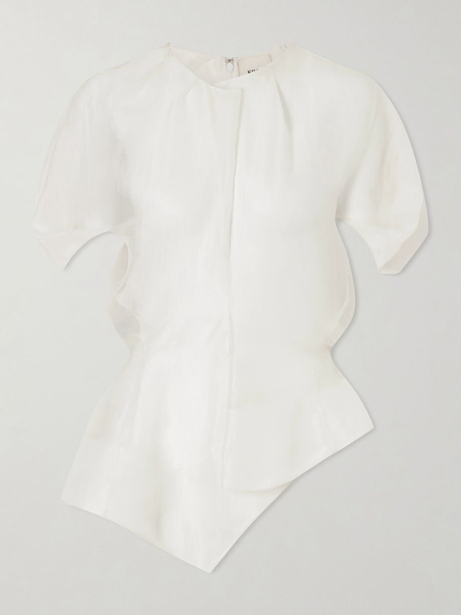 Rumi silk organza top