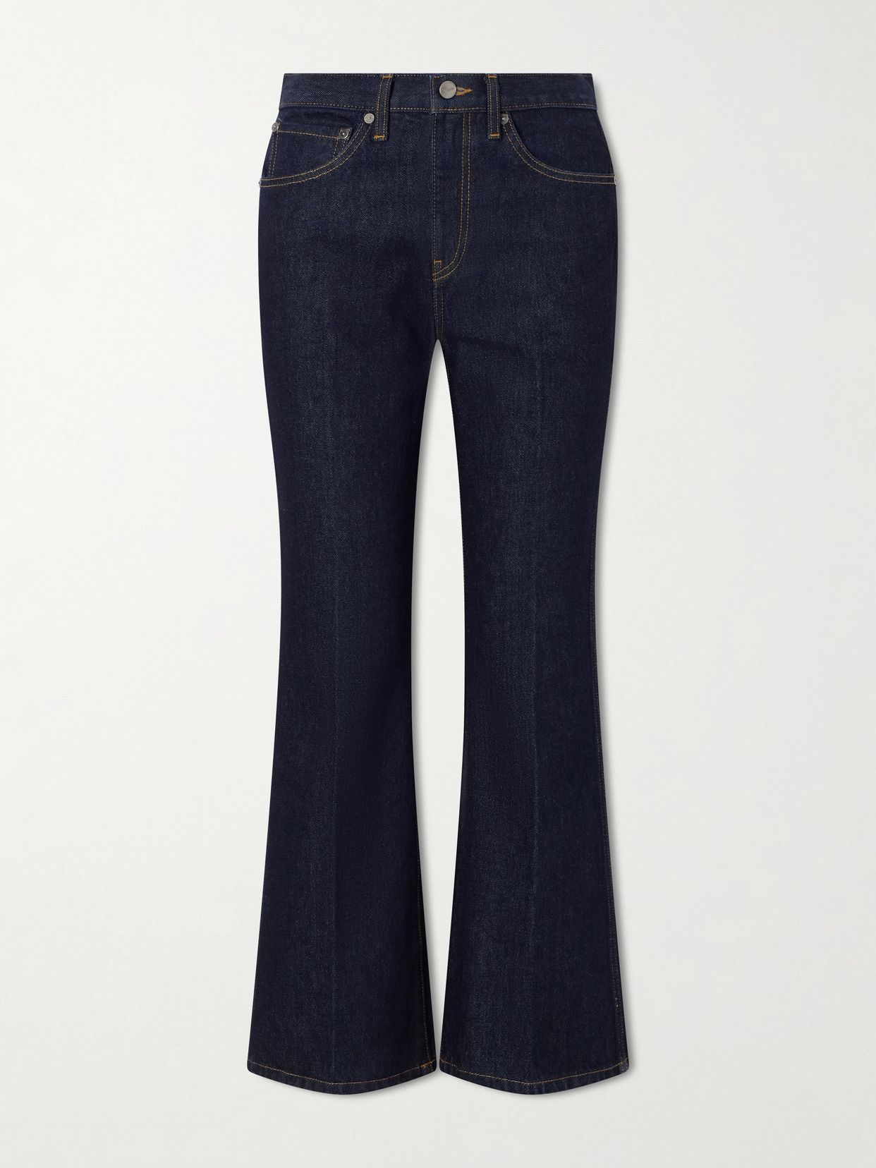 Khaite Clara mid-rise flared-leg jeans