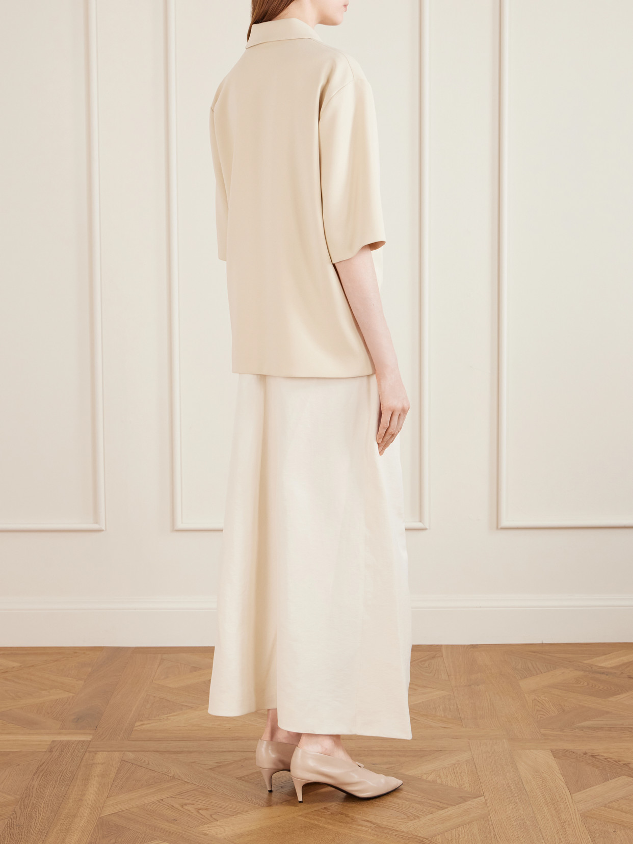 Loucin Naia-Blend Crepe Polo
