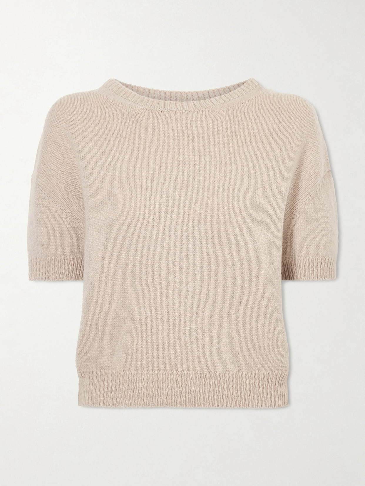 Khaite Golden Cashmere Sweater In Neutral