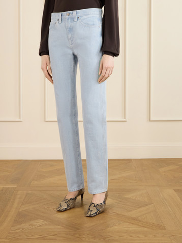 KHAITE Farley straight-leg jeans
