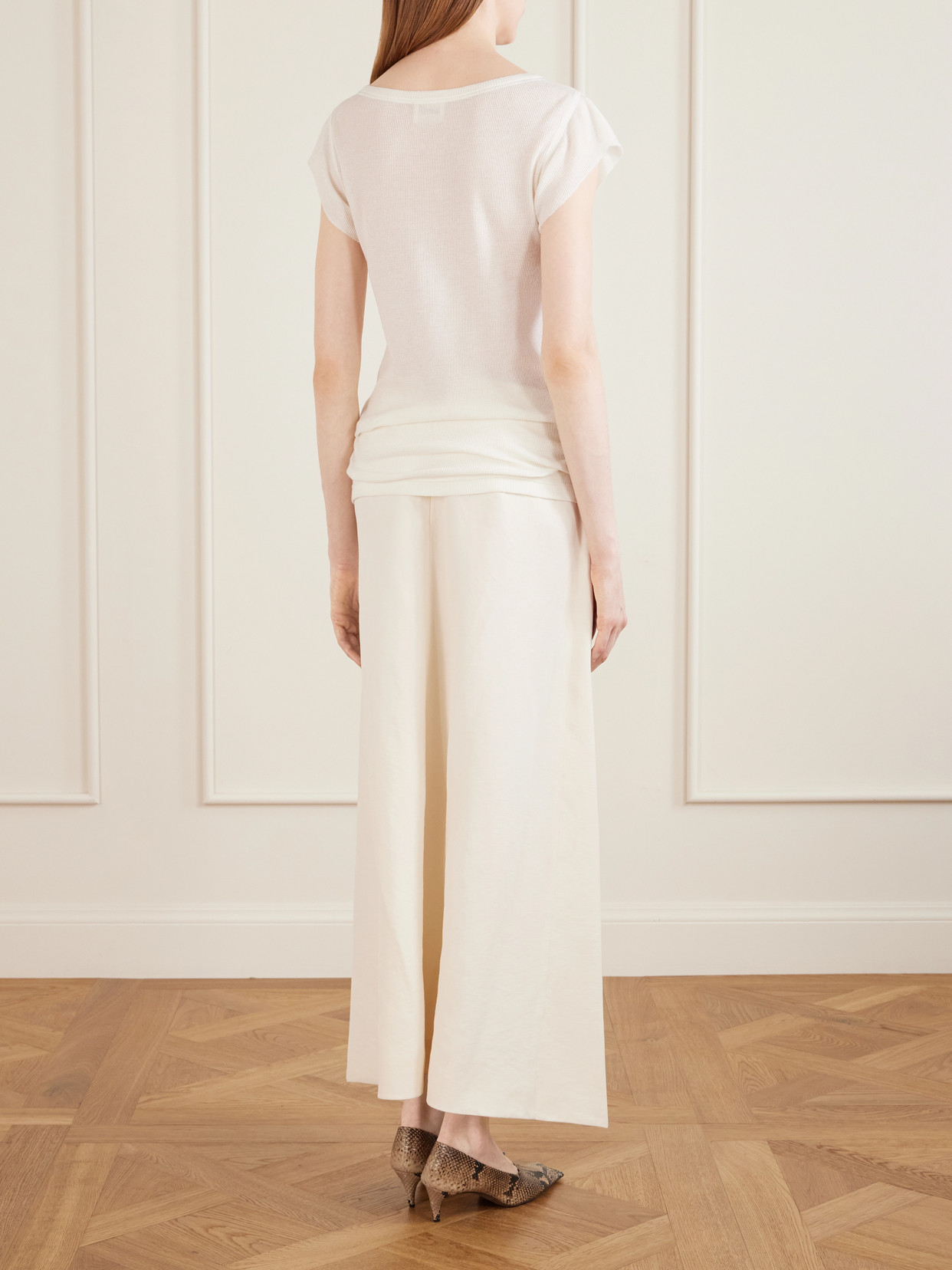 Angel Cotton And Cashmere-Blend T-Shirt