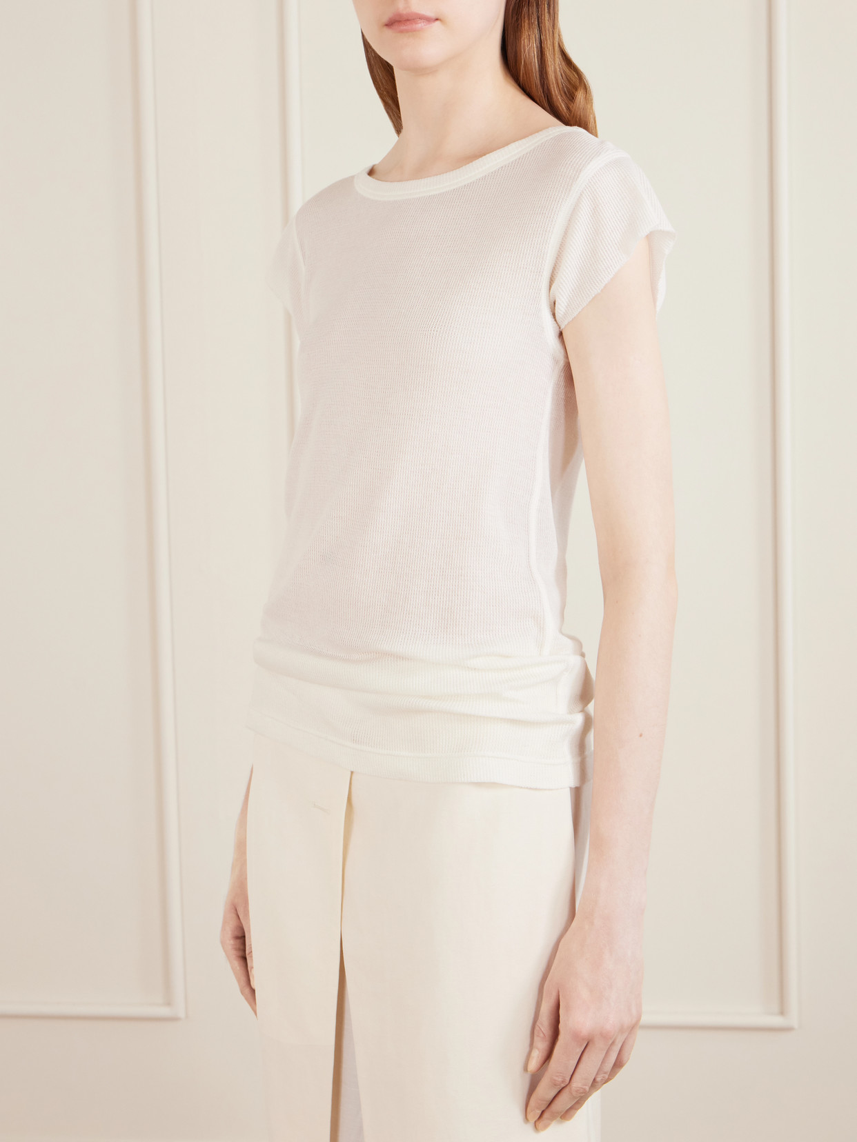 Angel Cotton And Cashmere-Blend T-Shirt