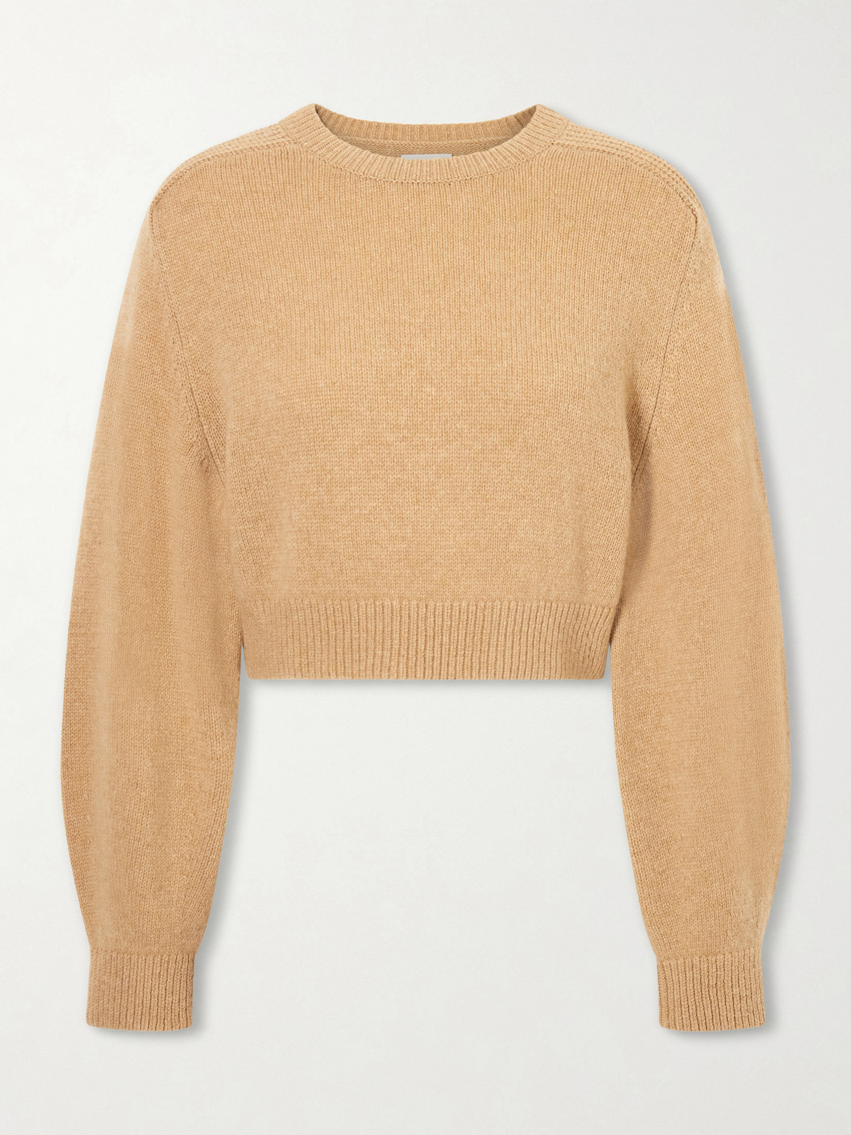 Khaite Masie Wool And Cashmere-blend Sweater In Neutrals