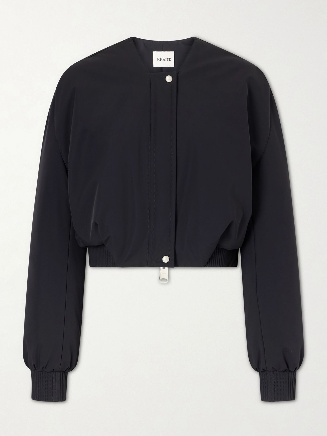 cordan cropped shell bomber jacket
