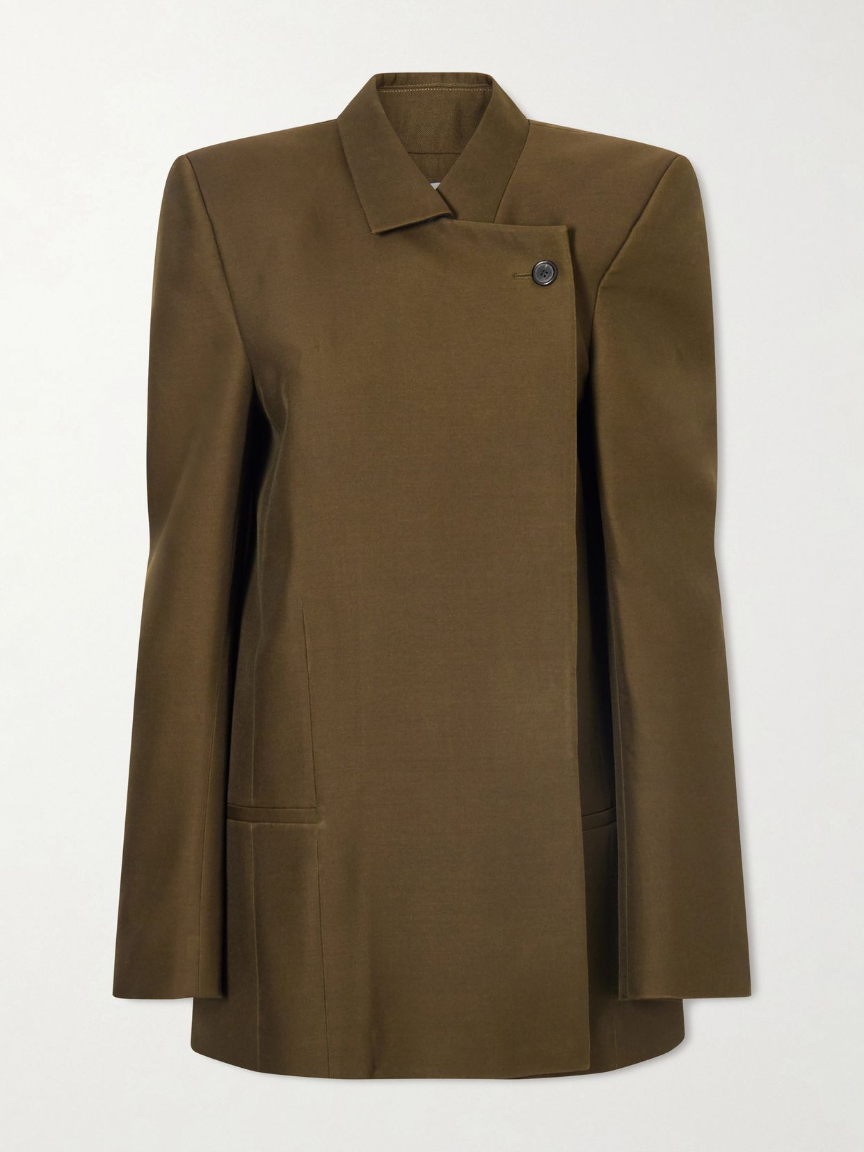 armair wool and silk blend blazer
