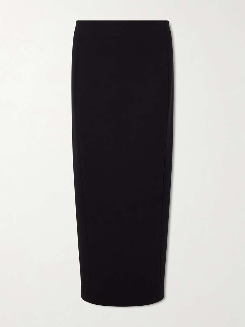 Khaite Lyle Crepe Midi Skirt