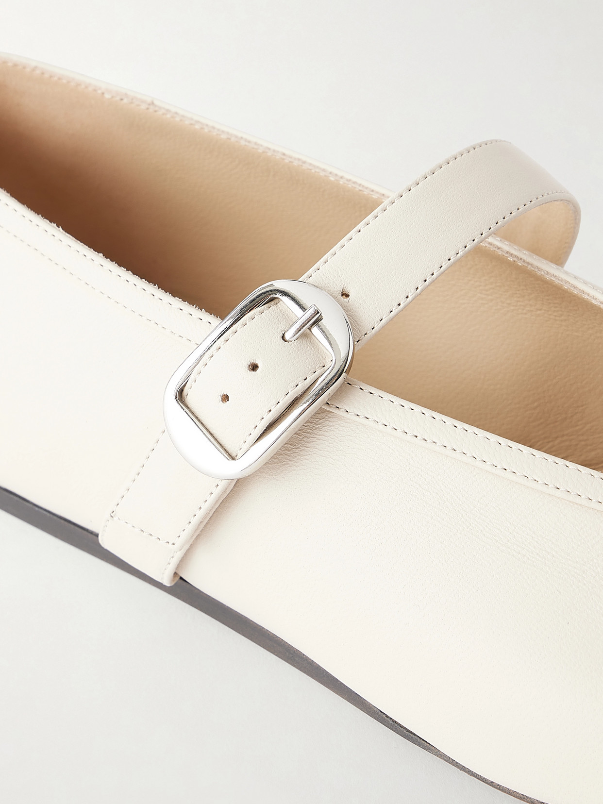 Le Monde Béryl - Stella Leather Mary Jane Ballet Flats
