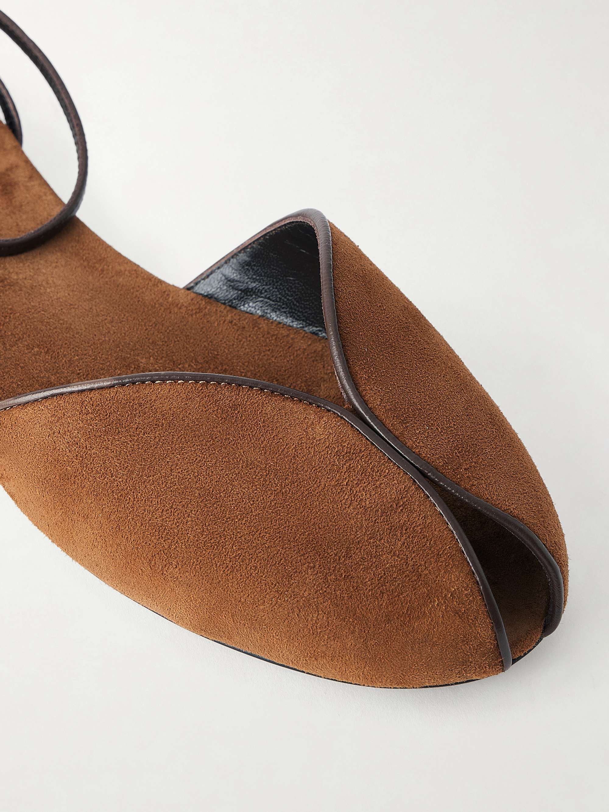 LE MONDE BERYL Valetta suede sandals | NET-A-PORTER