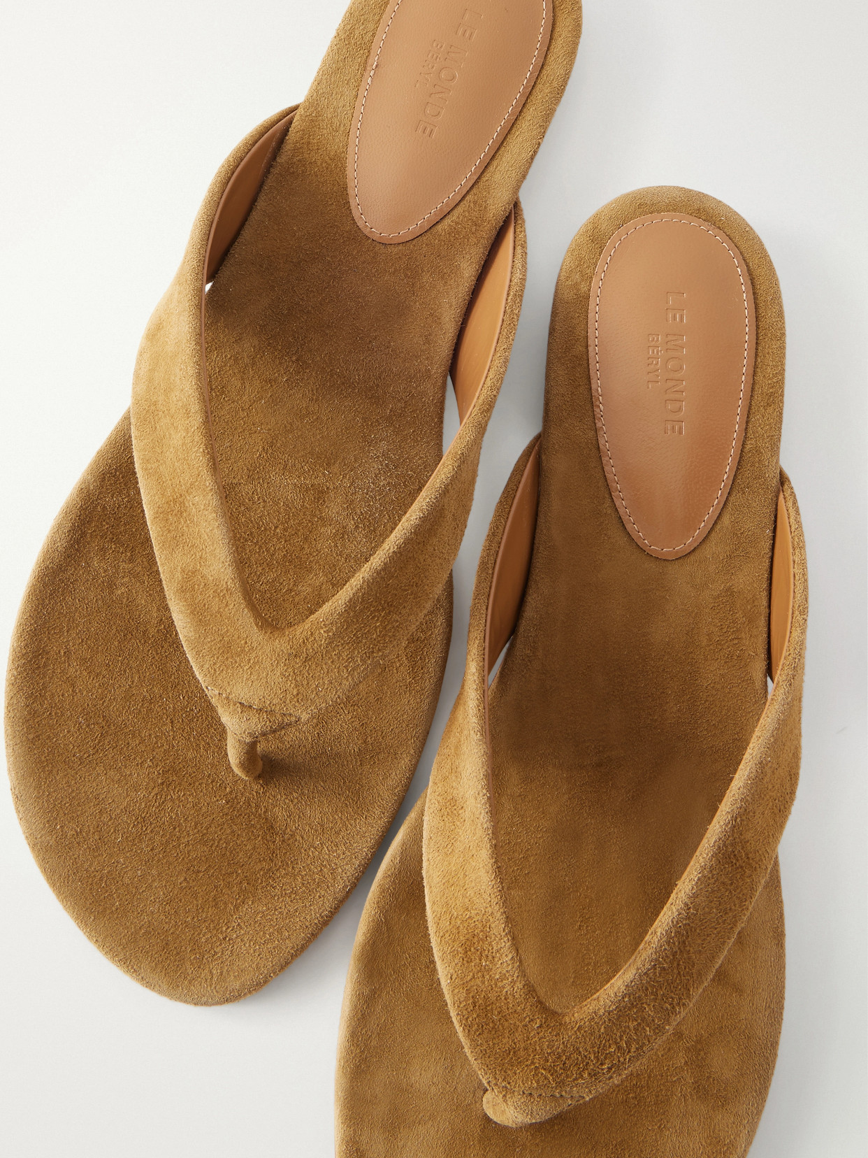 Le Monde Béryl - Suede Flip Flops