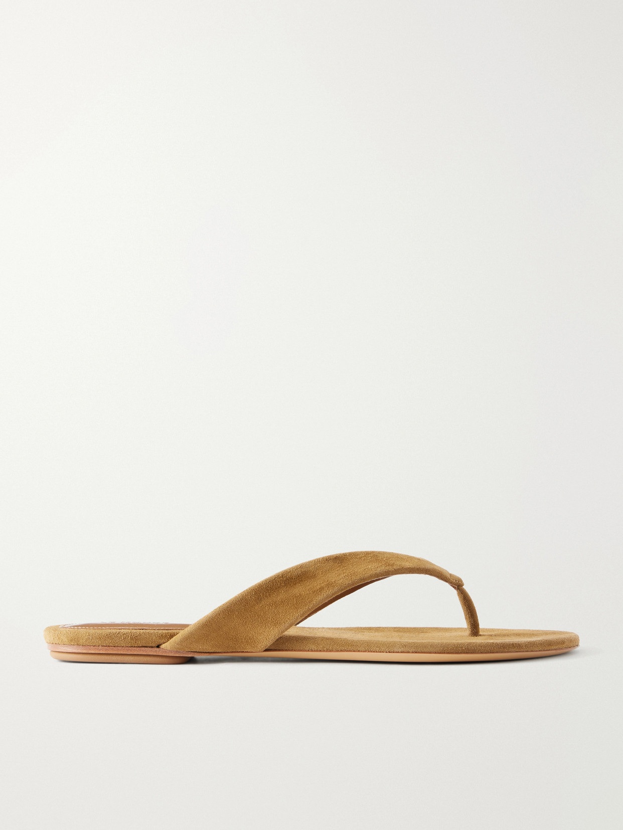 Le Monde Beryl Suede Flip Flops In Brown