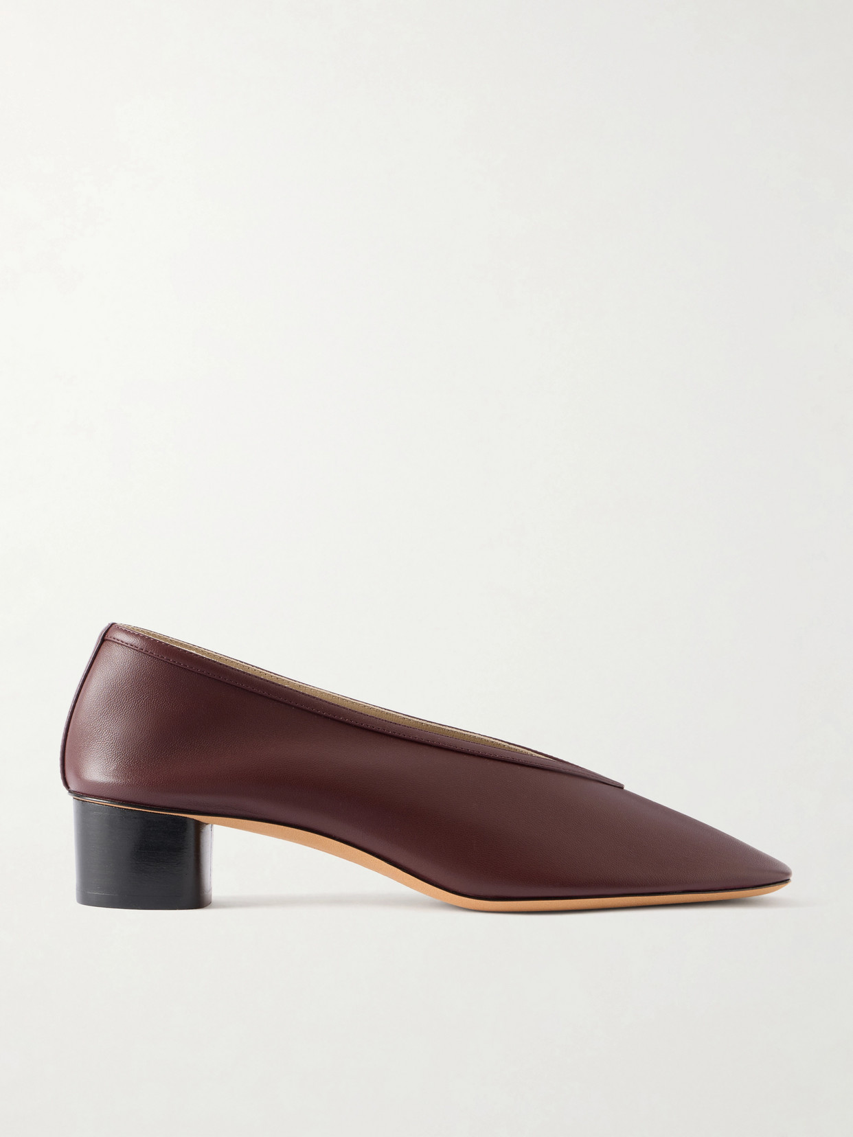 Le Monde Beryl Luna Leather Pumps In Brown