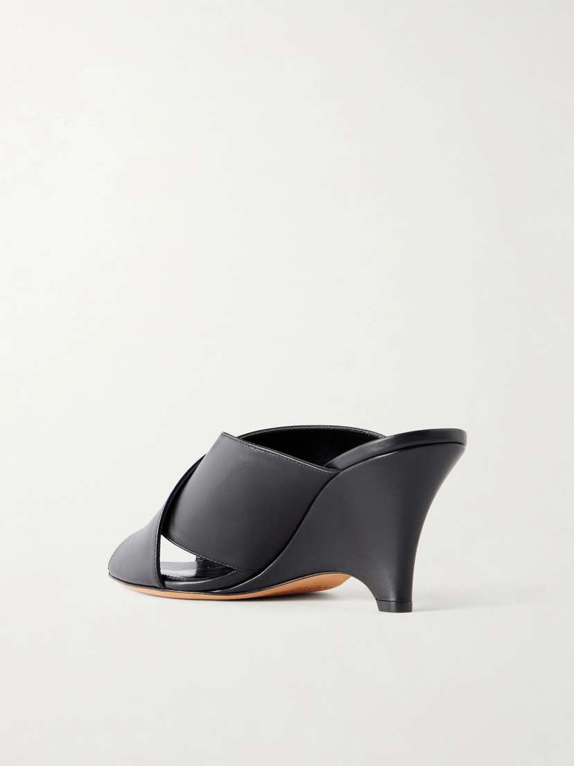 Le Monde Béryl Luca 70 Leather Wedge Sandals | Thumbnail 3