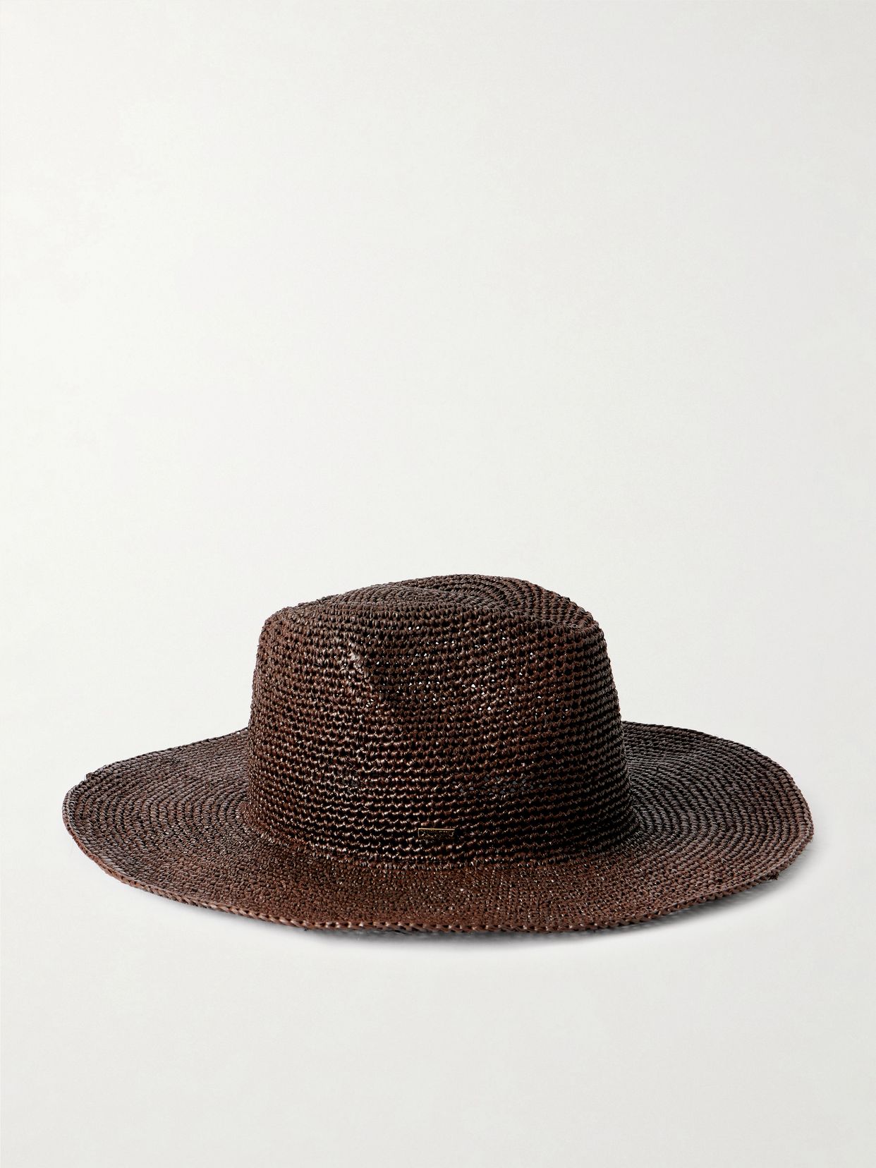 Emmanuelle raffia fedora