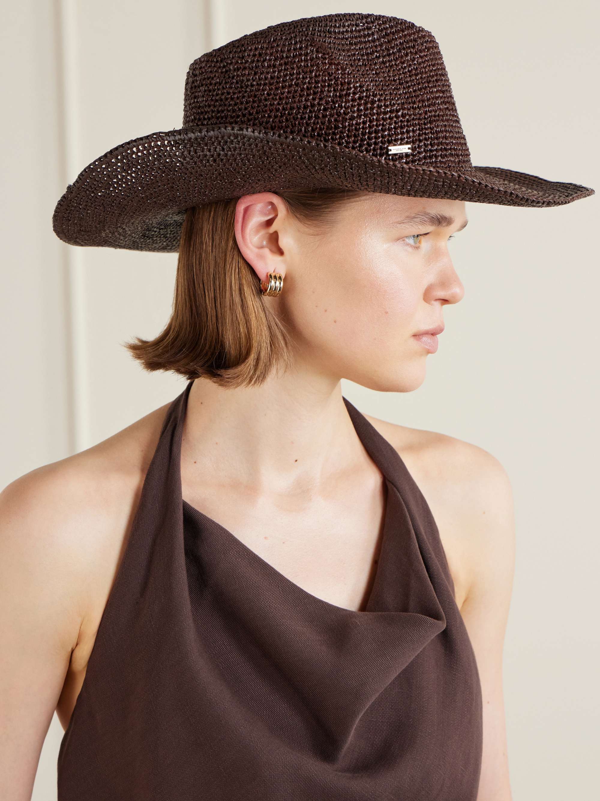 EUGENIA KIM Emmanuelle raffia fedora | NET-A-PORTER
