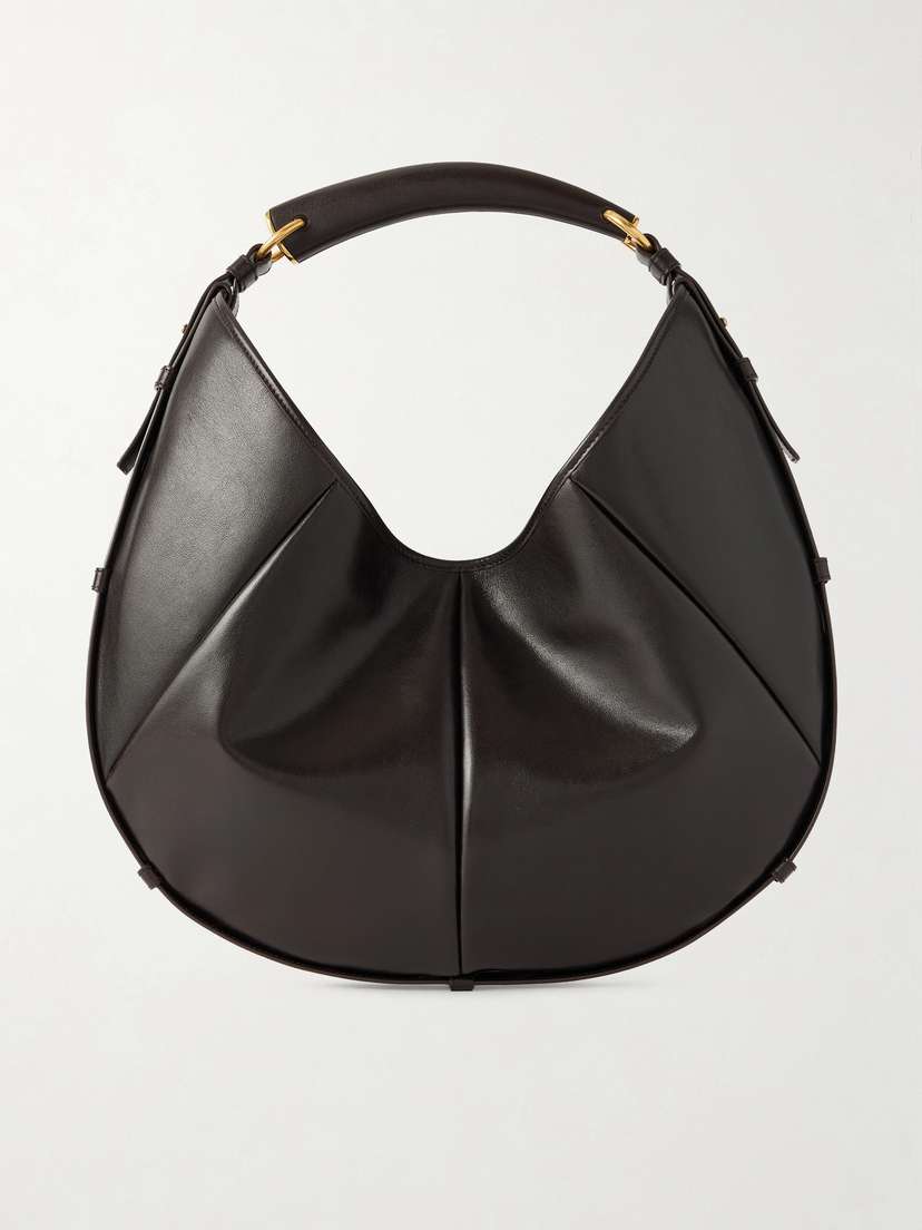 Saint Laurent Mombasa Paneled Leather Shoulder Bag