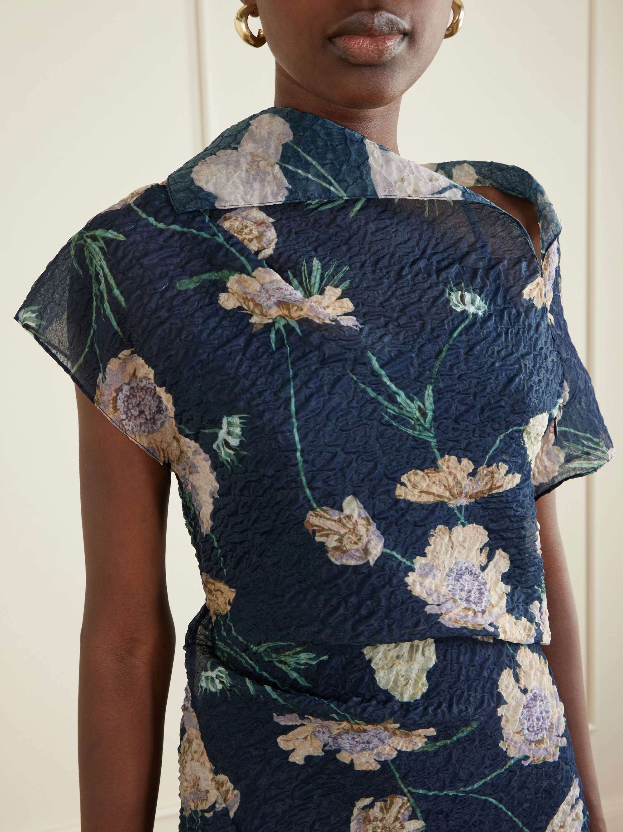 erdem celestina cutwork-organza dress ERDEM Celestina Floral-Embroidered Silk-Organza Dress