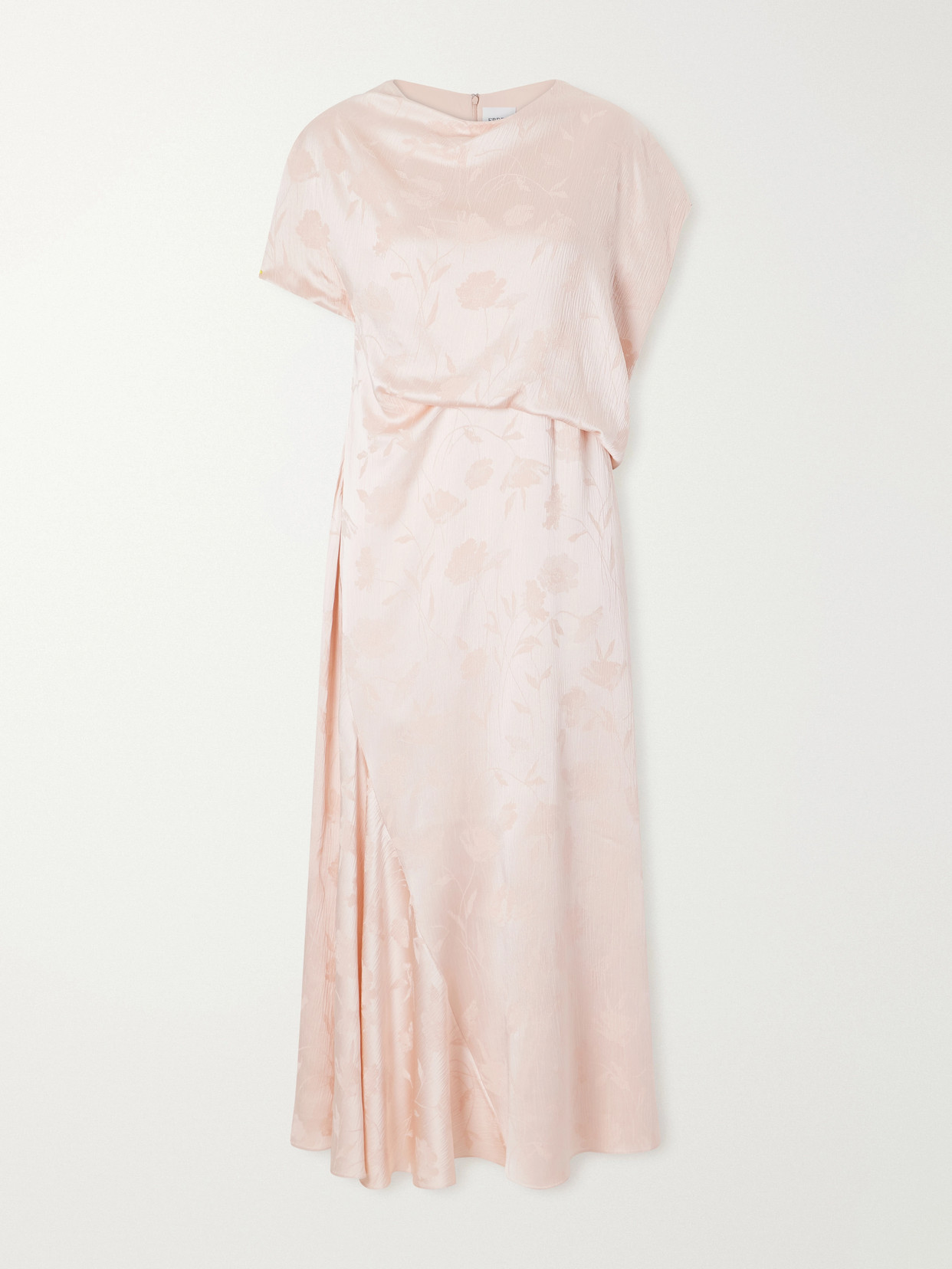 Erdem - Floral-jacquard Crepon Midi Dress - Pink