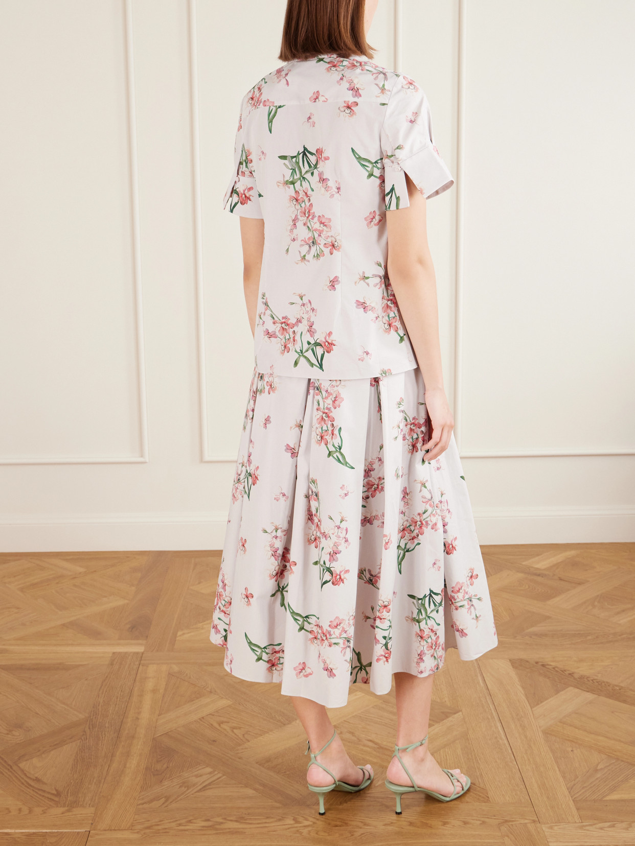Floral-Print Cotton-Poplin Shirt