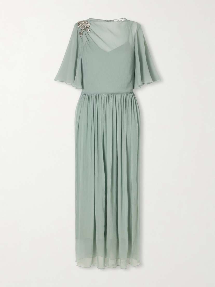 Erdem Crystal-embellished Silk Midi Dress | Thumbnail 5