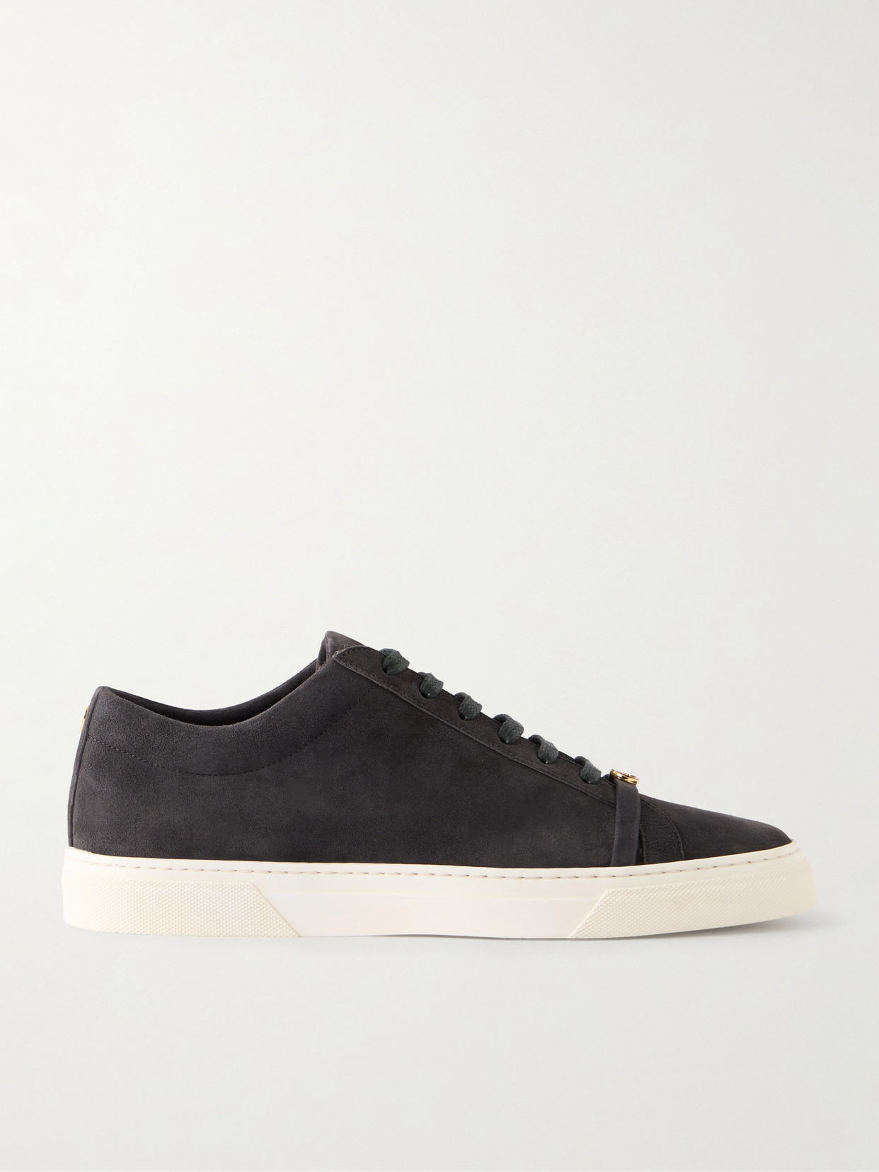 Jennifer Chamandi Embellished Suede Sneakers In Black
