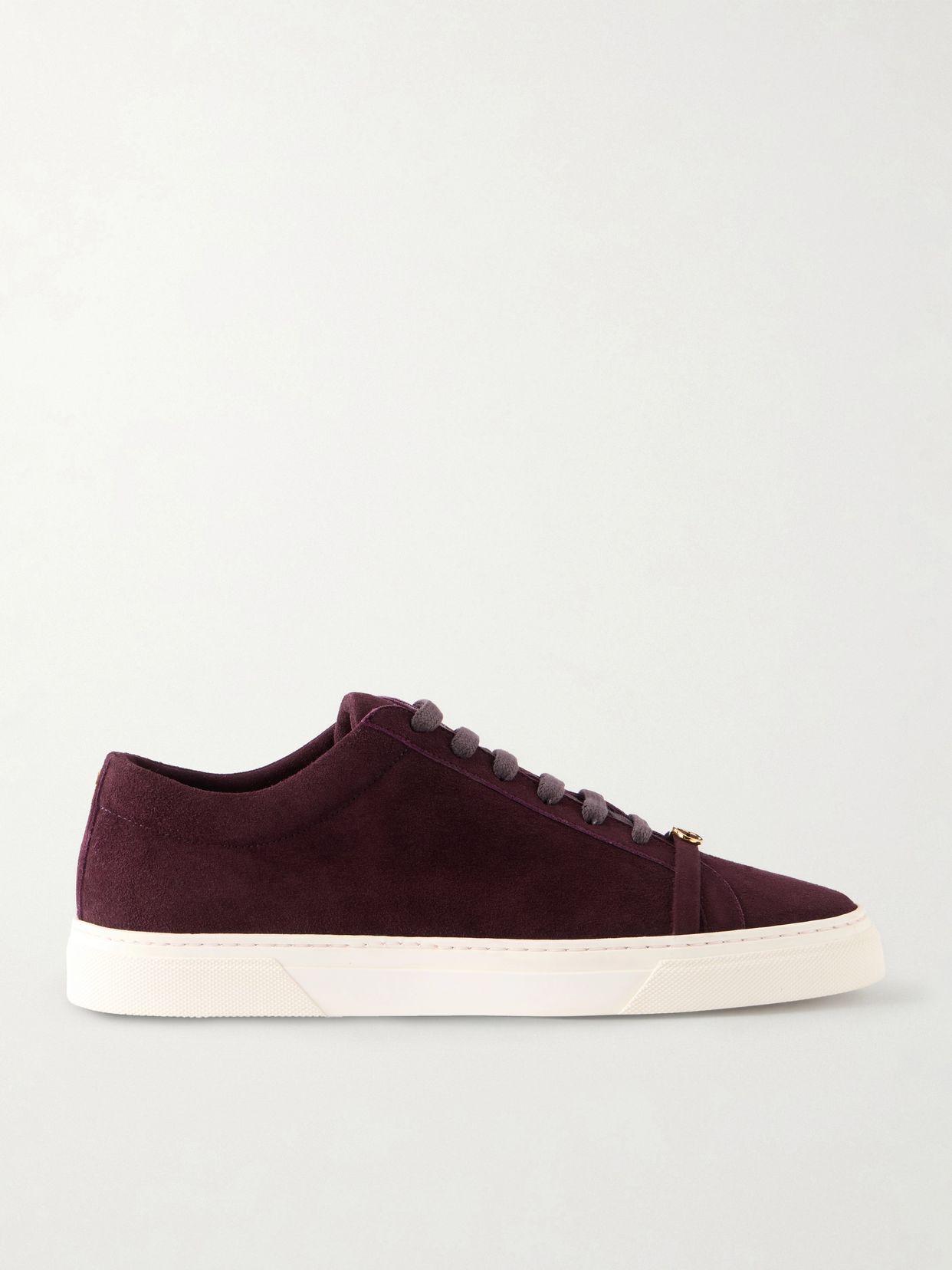 Embellished suede sneakers