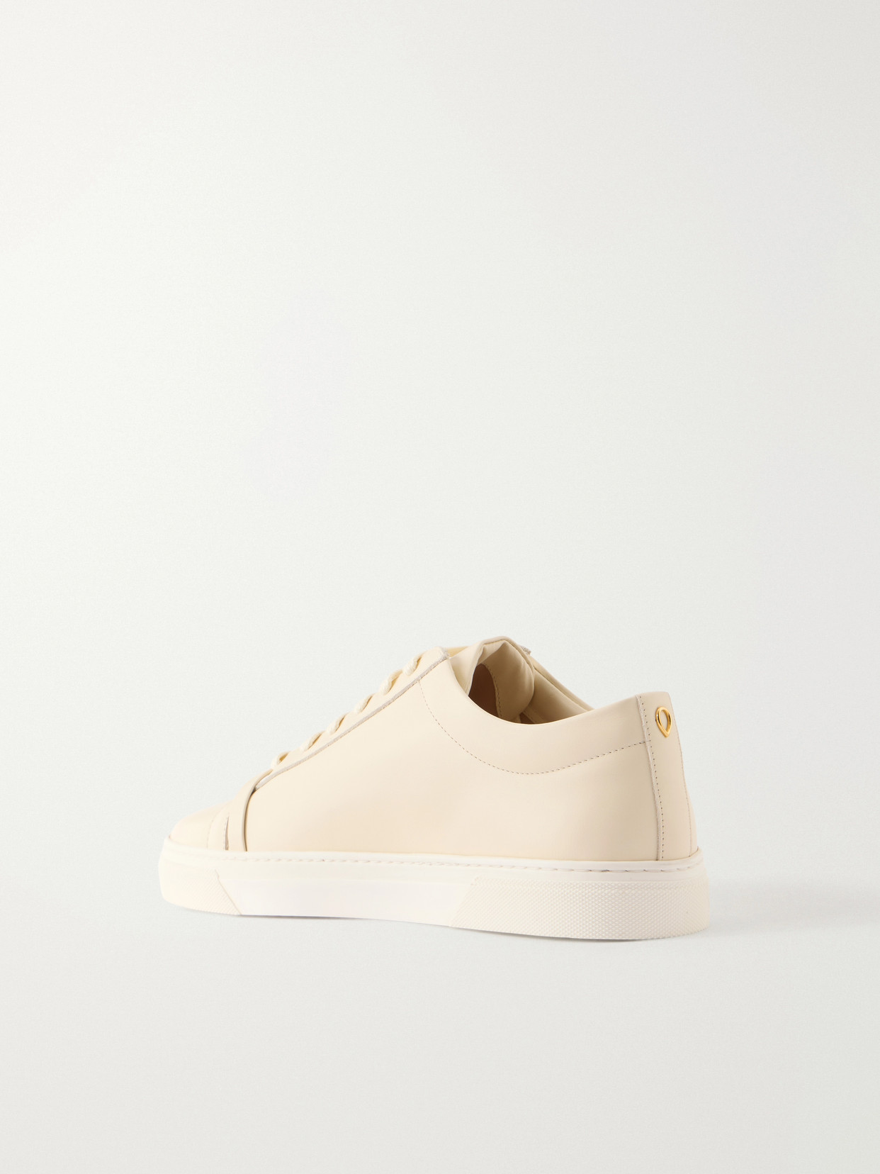 Jennifer Chamandi Leather Sneakers In Nude