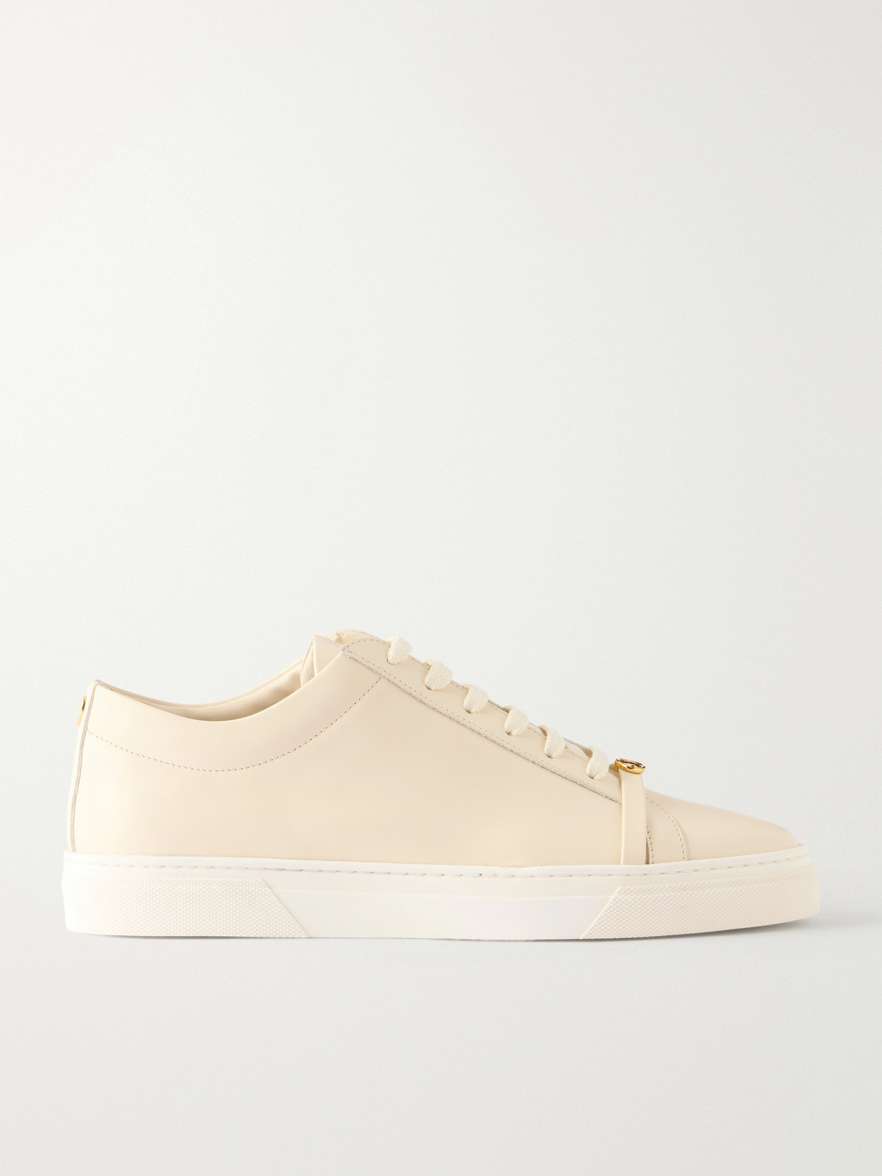 Jennifer Chamandi Leather Sneakers In Nude