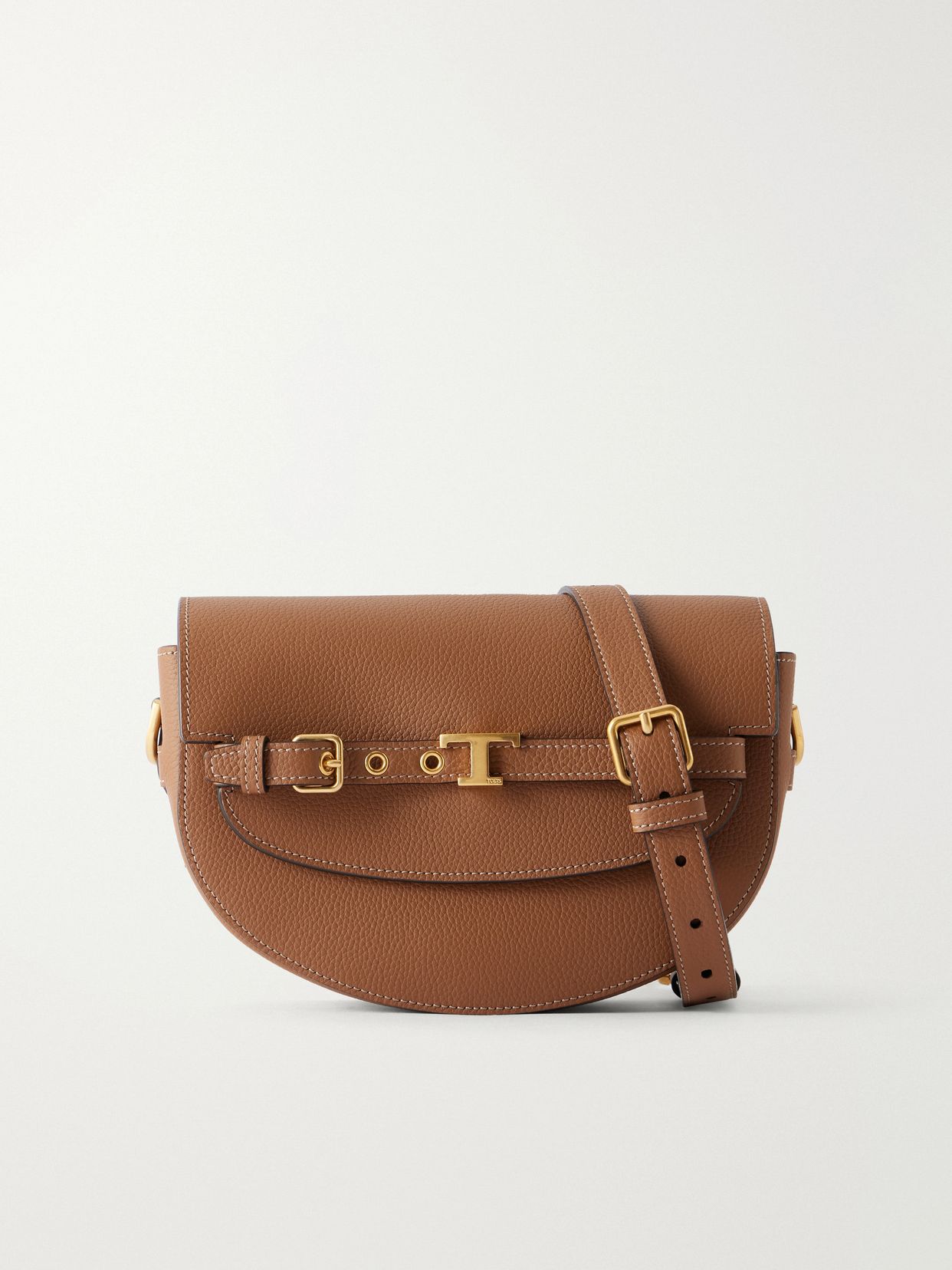 tracollina leather shoulder bag
