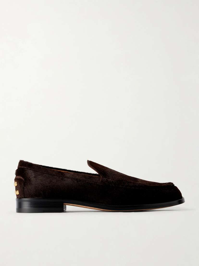 Tod's Studded Calf Hair Loafers | Thumbnail 6 Tod's Studded Calf Hair Loafers | Thumbnail 6